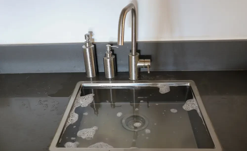 Emergency sink drain blockage